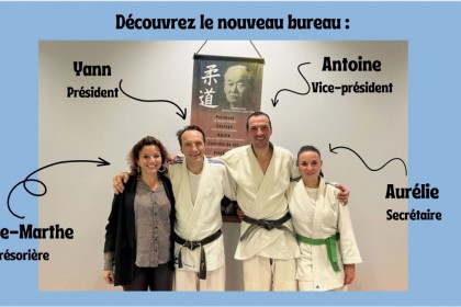 Nouveau bureau du judo