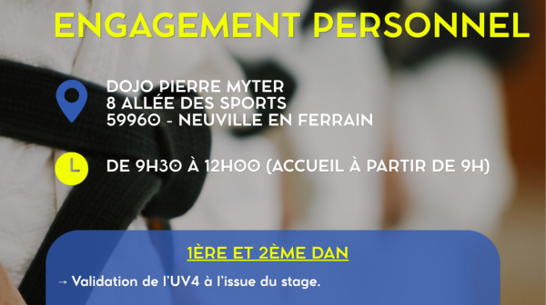 PASSAGE DE GRADES - STAGE UV4 ENGAGEMENT PERSONNEL